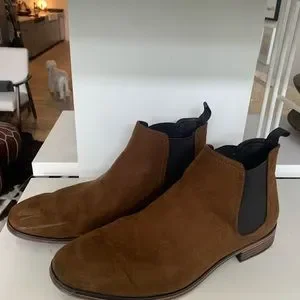 H&M | Shoes | Hm Brown Suede Chelsea Mens Boots Size Us 1 Eu  display picture 3